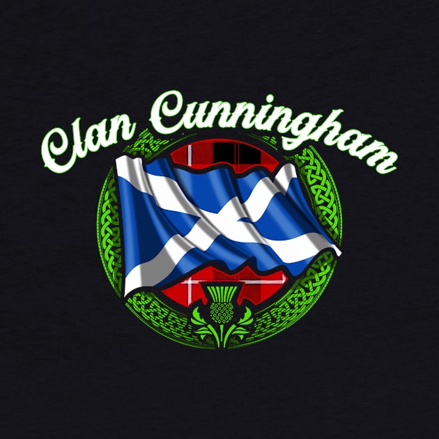 Scottish Flag Clan Cunningham by Celtic Folk